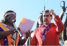 Jefe de Estado venezolano inauguró momento al Gran Cacique Guaicaipuro y Urquía: «Estamos haciendo justicia»