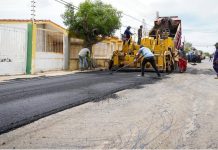 Intervención en la calle Dabajuro de la Puerta Maraven recibió 130 toneladas más de asfalto que impacta en más de 40 mil falconianos (+ Fotos)