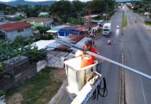 Más de 50 lámparas led de 200w fueron sustituidas en la Av. Bicentenaria de Guanare: modernización del sistema de iluminación para los portugueseños (+ Fotos)