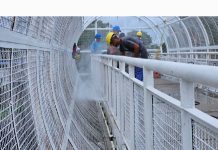 Rehabilitación de pasarela de Tipuro lleva más del 70% de avance optimizando la seguridad peatonal de los maturinenses (+ Fotos)