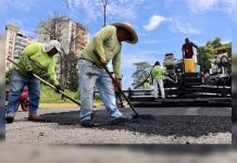 Inicia plan de bacheo en avenidas 23 de Enero y Nueva Torunos para mejorar la movilidad en Barinas (+ Fotos)