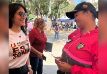 Cuerpo de Policía Nacional Bolivariana impulsa campaña de sensibilización contra el cáncër de mama (+ Fotos)