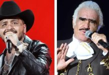 Christian Nodal cumple su sueño compartiendo dueto con Vicente Fernández: “Estos celos” con la voz de ambos intérpretes