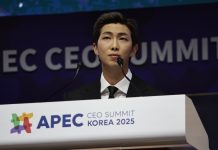El rapero RM de la banda de K-pop pidió a los líderes del mundo que impulsen políticas para que los creadores culturales explöten su talento
