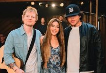 Los artistas Shakira, Ed Sheeran y Béele estrenan la nueva versión de «Hips Don’t Lie» en «Spotify Anniversaries»