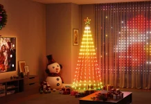 Árbol de Navidad inteligente permite decorar en segundos con luces LED y música para estas fiestas