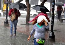Inameh indica variabilidad climática: Lluvias y descargas eléctricas previstas para la tarde y noche