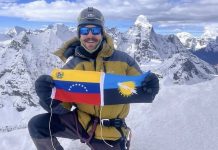¡Orgullo marabino! Franz Sunyovszky llevó el tricolor hasta la cima de Nepal en el Himalaya