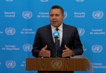 Samuel Moncada lleva evidencia al Consejo de Seguridad: atâques estadounidenses y tënsiones ponen en jâque la paz regional