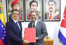 Yván Gil recibe al nuevo embajador cubano y resalta la oportunidad de fortalecer la cooperación y los lazos históricos entre ambos países