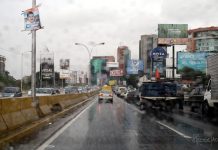 Inameh pronostica lluvias y actividad eléctrica persistente en gran parte de Venezuela este 25 de noviembre