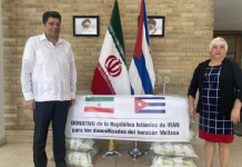 Irán entregó nueve toneladas de ayuda humanitaria a Cuba para afectÄdos por el Hur@cán Melissa