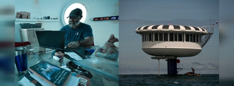 Bajo el agua durante 120 días: el Récord Guinness de un ingeniero que vivió voluntariamente en 30 mt² a 11 metros de profundidad
