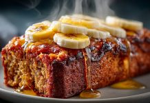 Descubre como el panqué de plátano exprés se convierte en un postre suave, dulce y listo en 3 minutos: sin ensucïar la cocina