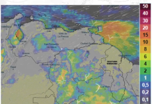Varios estados de Venezuela bajo alerta de lluvias según proyecciones de Inameh para este 20 de noviembre