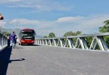 Conectividad vial garantizada en Sucre tras apertura de puente de guęrrä rehabilitado en tiempo récord (+ Fotos)