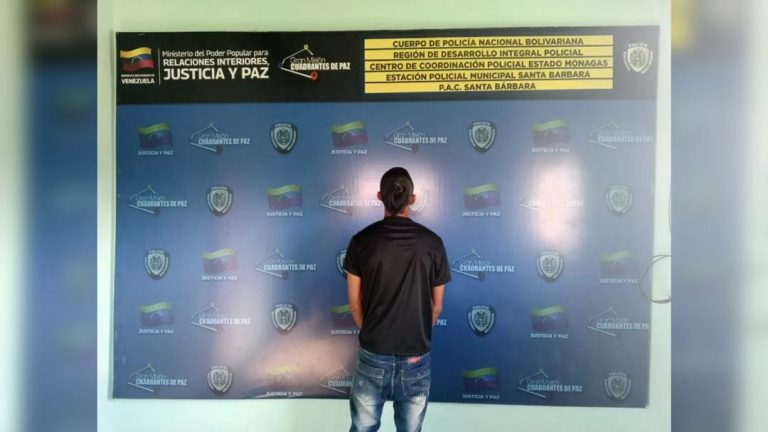 Acción inmediata en Monagas: CPNB aprehëndió en Santa Bárbara a ciudadano por el delitÖ de violënci@ de género