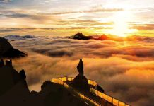 El manto de la fe andina: atardeceres inolvidables se viven desde la Virgen de las Nieves en el Mukumbarí