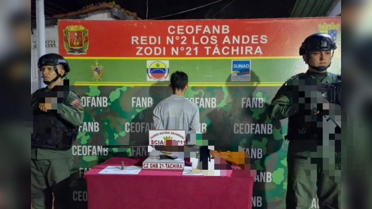 FANB intensifica el desÄrme en la frontera: detienen a sujeto con Ärm@ no industrializada en el Táchira