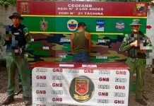 Efectivos de la GNB aprehËndieron a sujeto con coc@ína y marihu@na ocultas en el PAC Tres Islas de Táchira