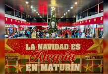 Lugar de alegrías y encuentros: más de 50 mil luces adornan el principal puerto terrestre de Maturín