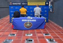 Dos ciudadanos de nacionalidad colombiana fueron detenidos por el CPNB tras poseer más de 10 Kg de cÖcaín@