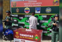 GNB frusträ tráfico de drog@s en Tienditas, Táchira: la ciudadana detenida ocultaba m@rihuana trasladada desde Cúcuta