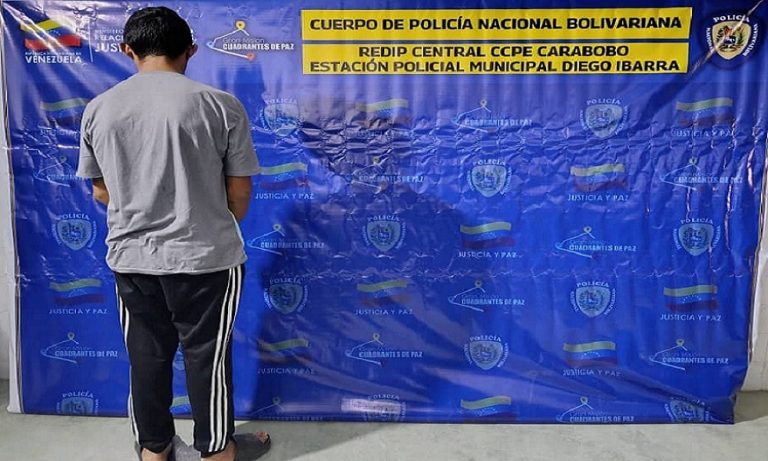 Funcionarios del CPNB detuvieron a un sujeto por agrËdir a una mujer de 72 años con un tubo en Carabobo