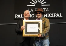 El actor y director, Johnny Depp fue nombrado «visitante ilustre» en la cuidad argentina de La Plata