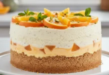 Cómo preparar una refrescante torta helada de naranja en menos de 30 minutos y sin necesidad de horno