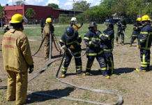 Cuerpo de Bomberos de Valencia fortalece su capacidad operativa con ciclos permanentes de capacitación en técnicas de combatę de incęndios (+ Fotos)