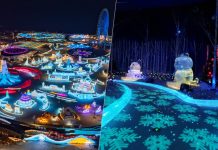 China se propone rømper todos los récords: así avanza la construcción del parque de hielo más gigantesco jamás creado