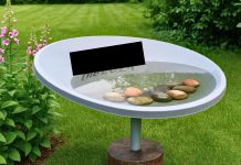 Tienes una antena de televisión sin usar, tienes un tesoro en casa: cómo hacer un bebedero para el jardín (+ Detalles)