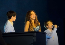 Shakira y sus hijos cautivaron al público argentino en su primera actuación conjunta de Acróstico (+ Detalles)