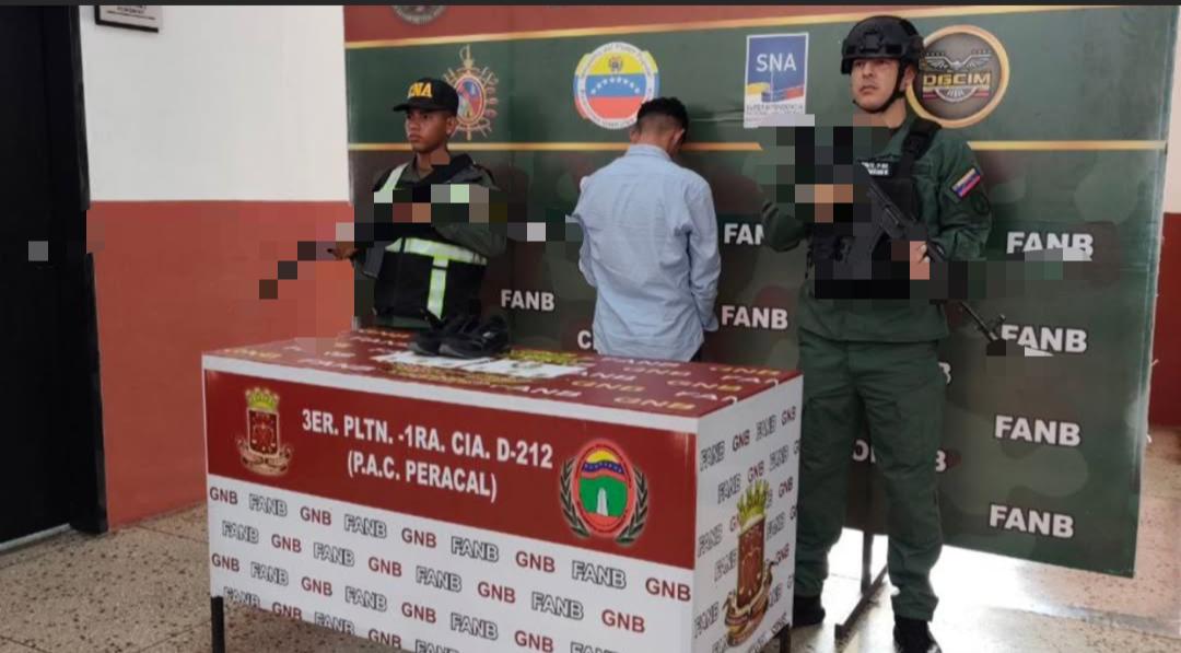 GNB capturó a un ciudadano que intentaba ingresar marihü@na oculta en su zapato deportivo desde Colombia