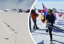 Catherine Drysdale, primera mujer en ganar el Maratón de Hielo de la Antártida con temperaturas cercanas a los 15ºC bajo cero