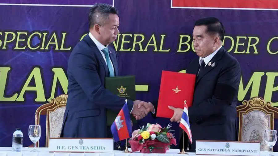 Tailandia y Camboya acuerdan cęse de hõstilidades en la frontera tras semanas de enfręntamientos