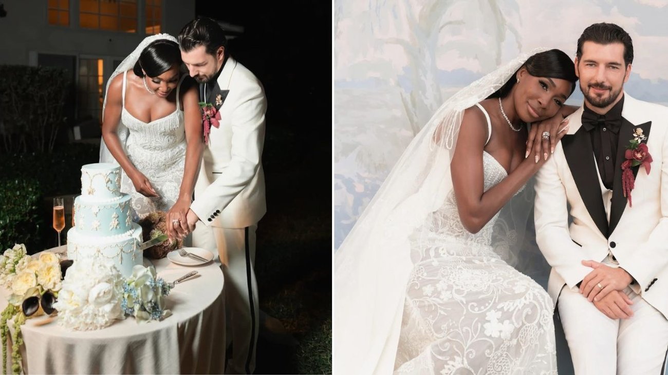 Tenista Venus Williams y el actor Andrea Preti sellan su historia de amor con una segunda boda en Florida: la ceremonia nupcial duró cinco días de festejos (+ Fotos)