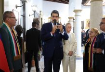 Sociedad Bolivariana nombra presidente honorario a Nicolás Maduro y destaca su apoyo a la difusión del legado de Bolívar