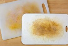 El truco infalible para devolverle el brillo a tu tabla de plástico y eliminär las manchas que parecen imposibles