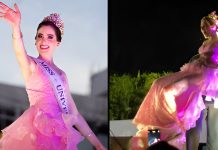 Momento controversial: Miss Universo 2025 es retirada a la füerza de un evento tradicional en su recibimiento a su país natal