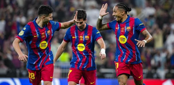 El Barça impone su poder ofensivo: golea 5-0 al Athletic en la Supercopa y ahora espera rïval para la final