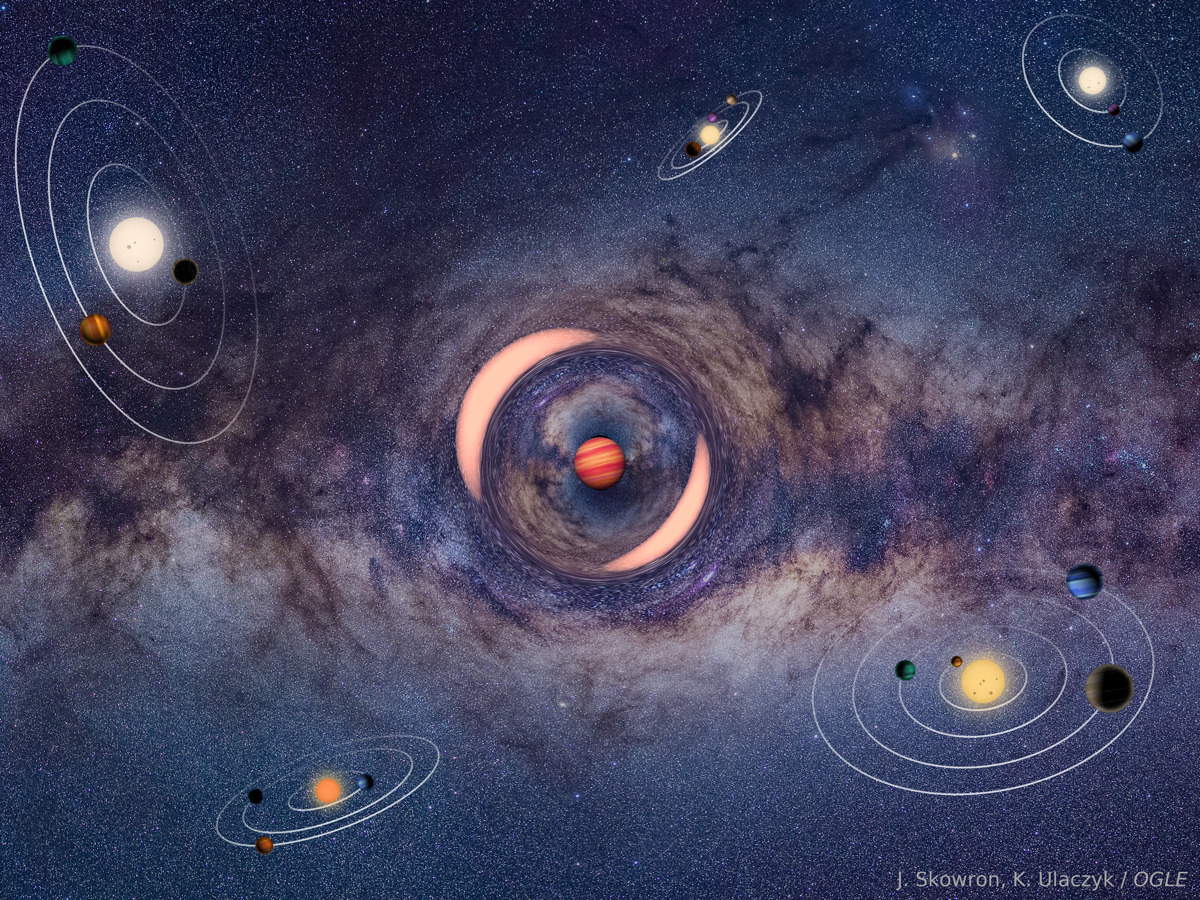 Detectan un planeta errante con masa similar a Saturno mediante observaciones combinadas