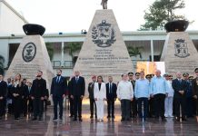 Presidenta Encargada Delcy Rodríguez rinde honores a los mártïres de la soberanía en solemne acto milïtar