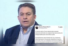 Gustavo Duque: «La amnistía es la base para el despegue en la solución de conflictôs políticos del país» (+ Detalles)