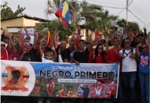 Comunas de Monagas se concentraron para apoyar a la pareja Presidencial de Venezuela: Gran Marcha Barrio Adentro tomó las calles de Maturín (+ Fotos)