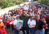 Füerzas productivas y comunales de Monagas se movilizaron para dênuncïâr ante la comunidad internacional el cautivêrio de la pareja presidencial (+ Fotos)