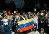 Daneses en Copenhague se suman a las movilizaciones en apoyo a la pareja presidencial de Venezuela y exigen su liberación (+ Detalles)