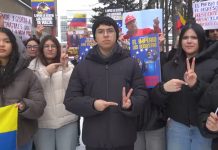 Estudiantes venezolanos de la Universidad GUBKIN en Moscú rechâzan agręsión militar de Estados Unidos en Venezuela y expresan apoyo a la Revolución Bolivariana (+ Video)