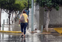 Inameh prevé incremento de lluvias en gran parte de Venezuela para la tarde de este miércoles 21 de enero